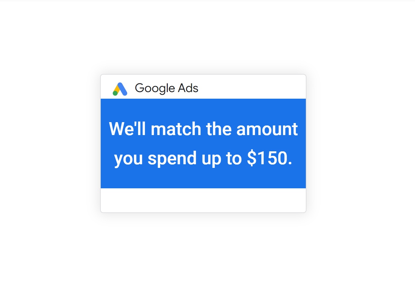 How do I get a $150 Google Ads coupon promo code?